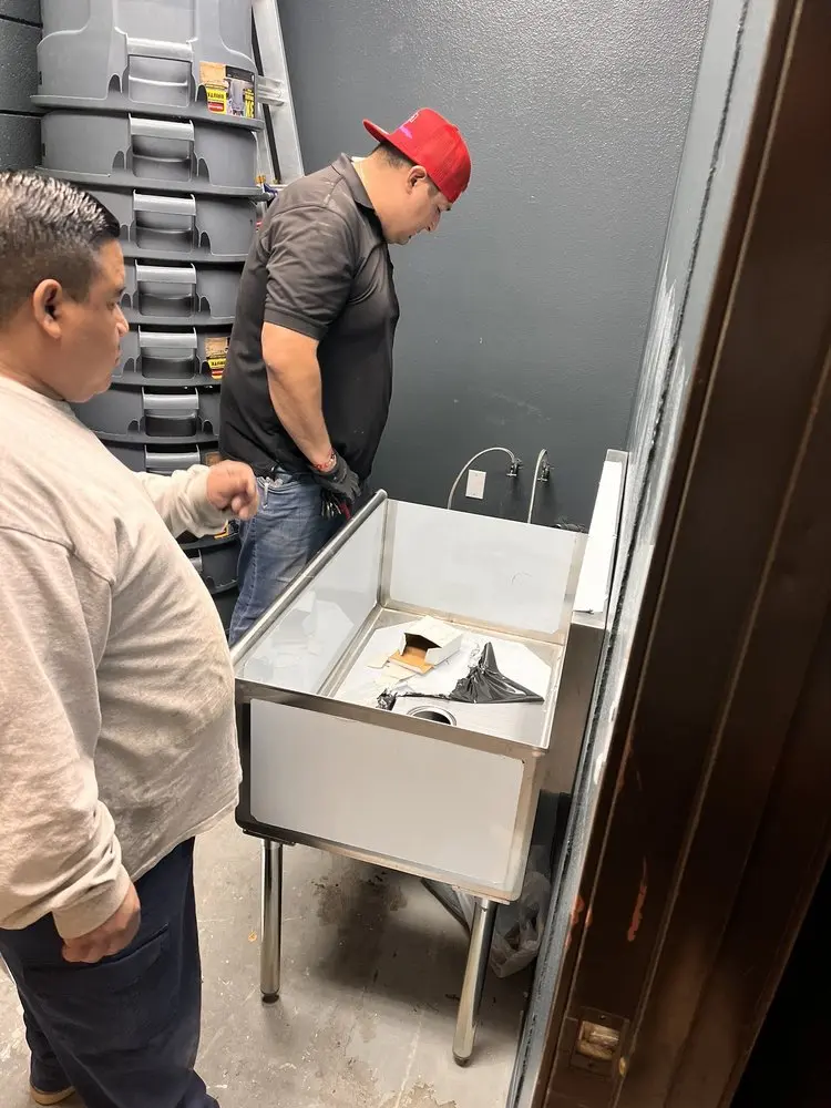 Commercial plumbing and sink installation in Champions Point